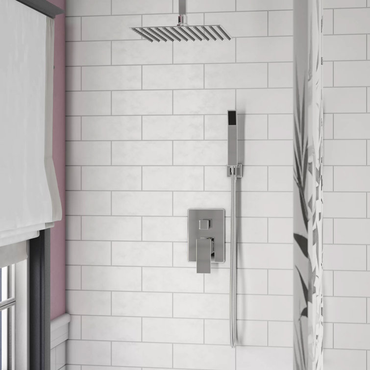 Rebrilliant Cahoon Volume Complete Shower System with Roughin Valve